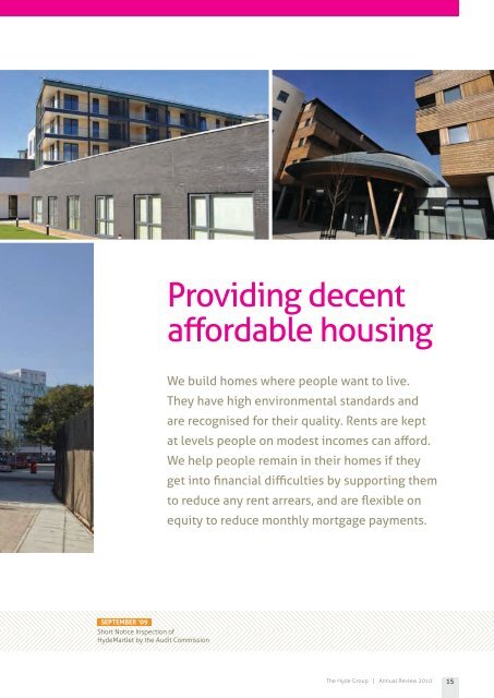 The Hyde Group Annual Review 2009/10 - Hyde Housing Association