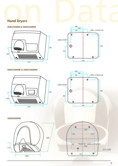 Washroom & Hygiene Product Range - Hydor