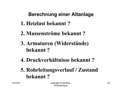 Herzlich Willkommen zum Vortrag ! - Hydraulischer Abgleich