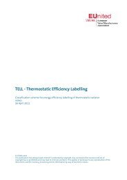 TELL - Thermostatic Efficiency Labelling - Hydraulischer Abgleich