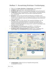 DanBasic V - Kurzanleitung HeizkÃ¶rper-/Ventilauslegung