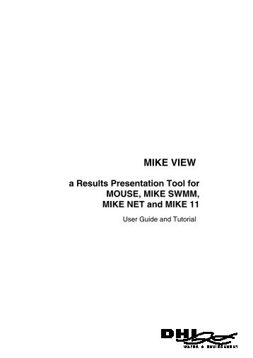 MIKE VIEW - User Guide and Tutorial - HydroAsia