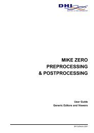 MIKE ZERO PREPROCESSING & POSTPROCESSING - HydroAsia