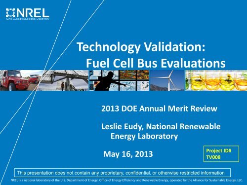 Technology Validation - DOE Hydrogen and Fuel Cells Program ...