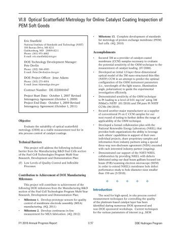 Optical Scatterfield Metrology for Online Catalyst Coating Inspection ...