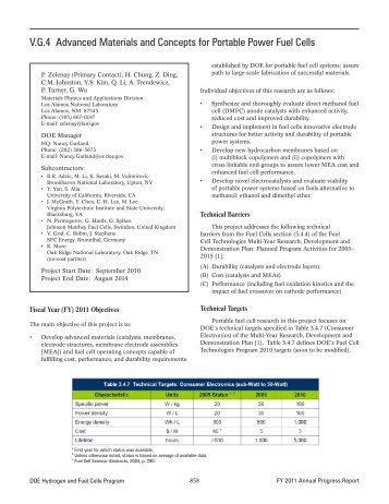 Advanced Materials and Concepts for Portable Power Fuel Cells ...