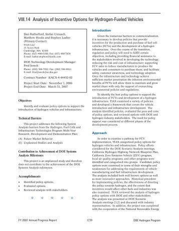 PDF 172 KB - U.S. Department of Energy (DOE) Hydrogen and Fuel ...