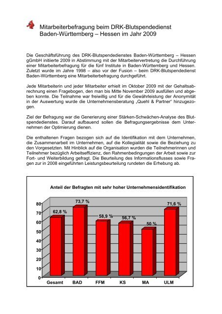 Bericht der Geschäftsführung für das Jahr 2009 - DRK ...