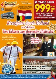 Kreuzfahrt durch Holland Vom Edamer zum ... - Domo Reisen