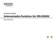 Internet Radio ACD500AVRADIO Manual