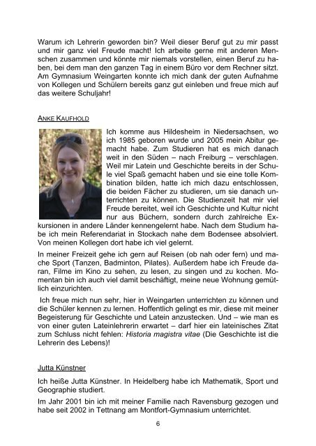 Ausgabe 4/2013 (Oktober) - Gymnasium Weingarten