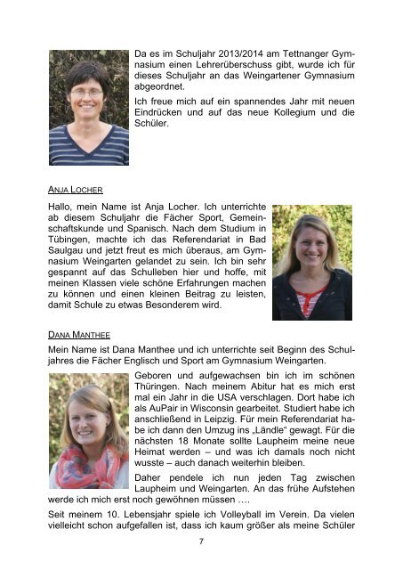 Ausgabe 4/2013 (Oktober) - Gymnasium Weingarten