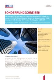 Sonderrundschreiben MÃ¤rz 2013 - BDO