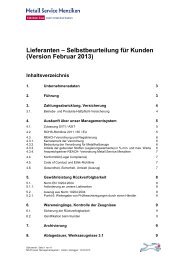 Lieferanten - Selbstbeurteilung fÃ¼r Kunden - Debrunner Koenig ...