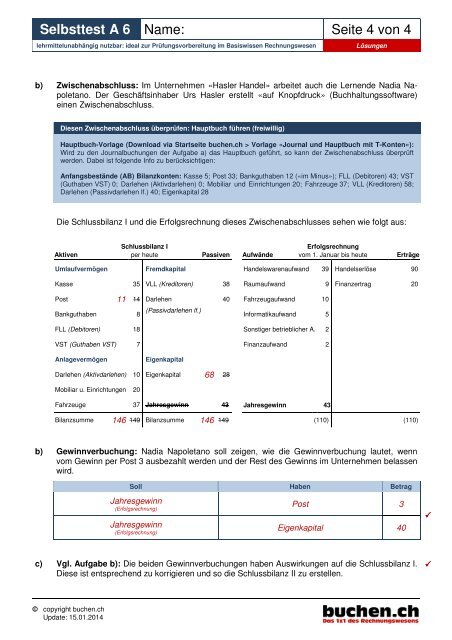 LÃ¶sungen - Buchen.ch