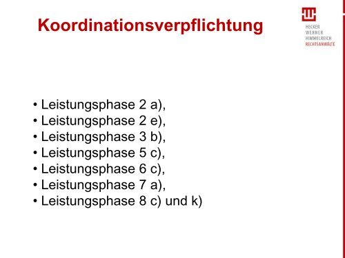 Leistungsphase 2 - AHO