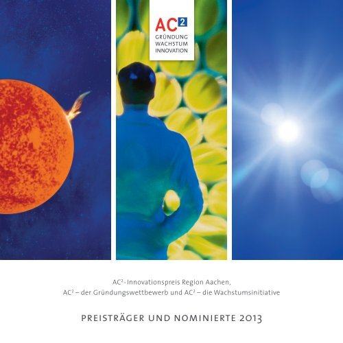 preistrÃ¤ger und nominierte 2013 - GrÃ¼nderRegion Aachen