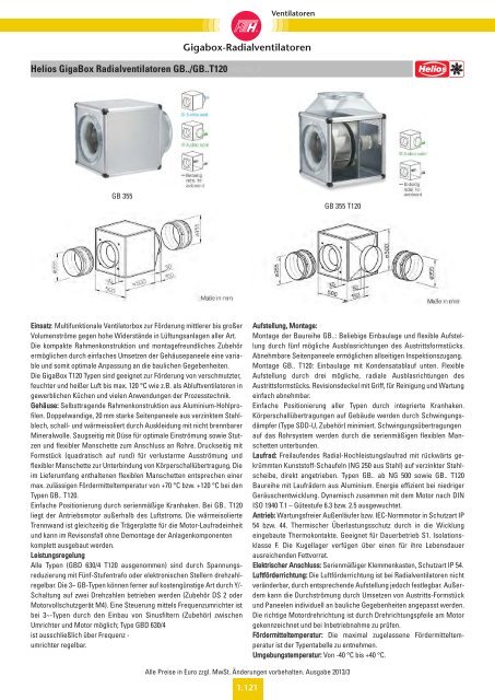 Verzeichnis: Ventilatoren