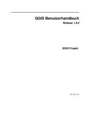 QGIS Benutzerhandbuch - OSGeo Download Server