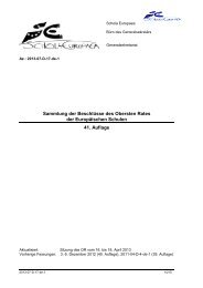 Aktualisiert: Sitzung des OR vom 16. bis - Schola Europaea