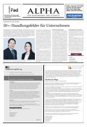 50+: Handlungsfelder fÃ¼r Unternehmen - tages anzeiger