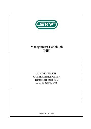 Management Handbuch SKW GmbH