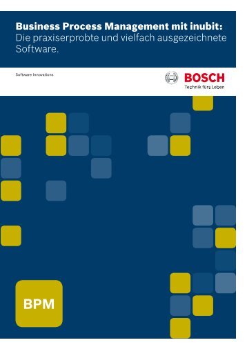 Business Process Management mit inubit - Bosch Software ...