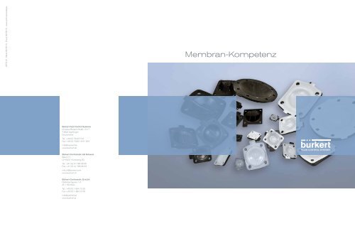 Membran-Kompetenz - BÃ¼rkert Fluid Control Systems