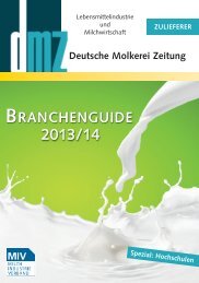 BRANCHENGUIDE - Deutsche Molkerei Zeitung