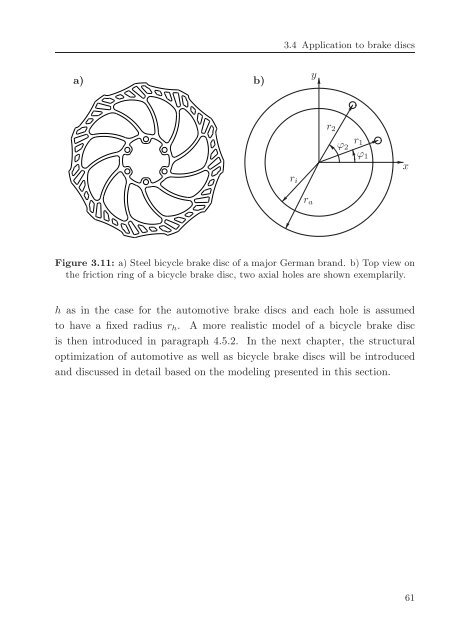 Avoidance of brake squeal by a separation of the brake ... - tuprints