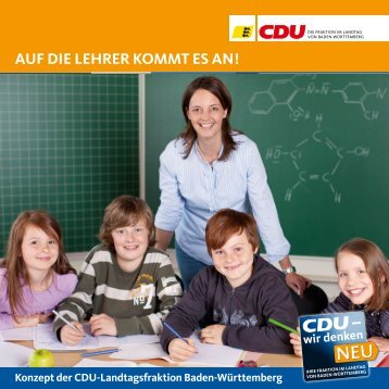 aUF DIE LEHRER Kommt Es an! - CDU-Fraktion