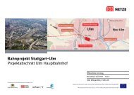 Bahnprojekt Stuttgartâ€“Ulm Projektabschnitt Ulm Hauptbahnhof