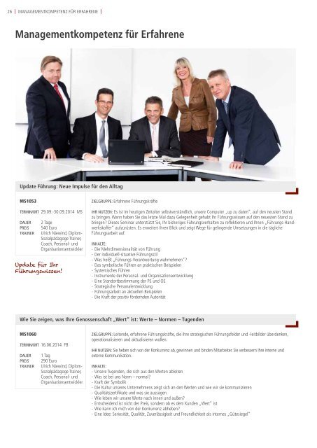 ManageMent - Rheinisch-WestfÃ¤lische Genossenschaftsakademie