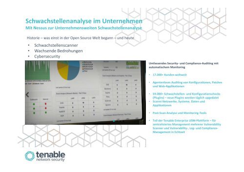 Mit Nessus zur unternehmensweiten ... - Datakontext