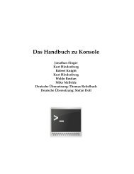 Das Handbuch zu Konsole - KDE Documentation