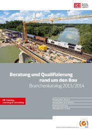 Branchenkatalog Bau - DB Training