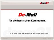 De-Mail - ekom21