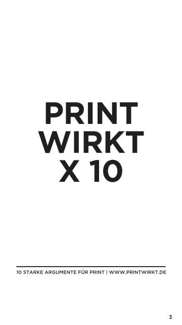 Print wirkt x 10 - IQ media marketing