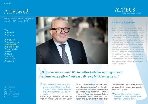 Â·network Â·network - Atreus Interim Management