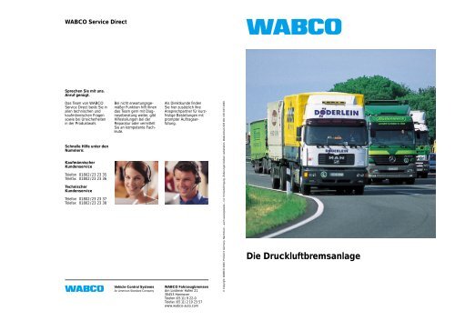 Prospekt Druckluft-Brems.(D) - INFORM - WABCO