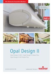 weinor Opal Design II - Bodeto