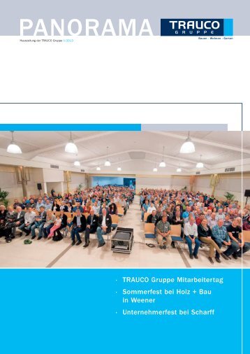 Die neue Ausgabe der TRAUCO Hauszeitung PANORAMA ist da