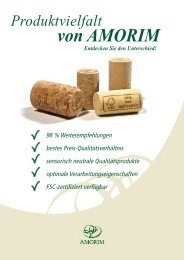 Produktvielfalt von AMORIM - Amorim Cork Deutschland