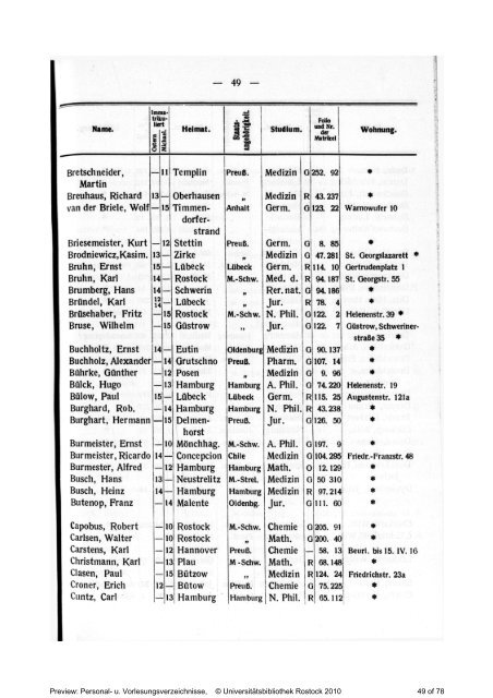 BehÃ¶rden, Lehrer, Beamten, Institute und Studierenden - RosDok