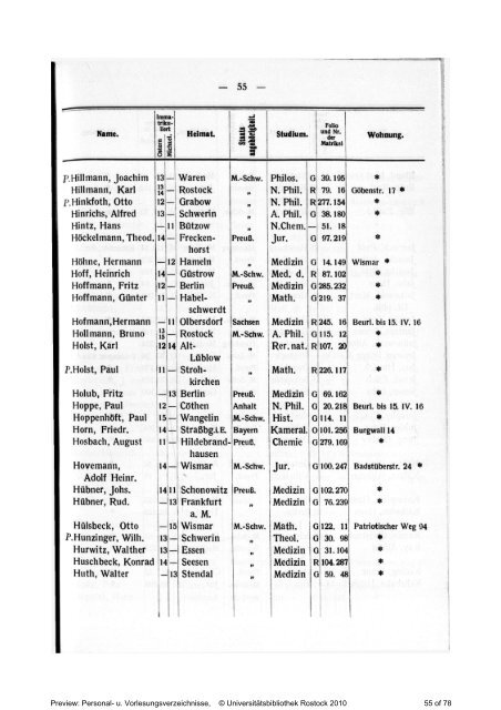 BehÃ¶rden, Lehrer, Beamten, Institute und Studierenden - RosDok