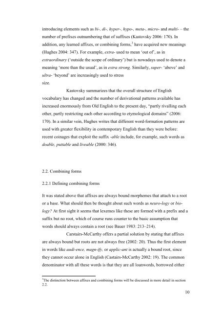 The morphological productivity of selected ... - Helda - Helsinki.fi