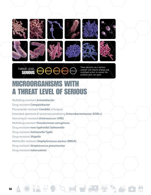 Antibiotic Resistance Threats in the United States, 2013 report