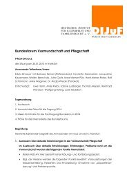 Bundesforum Vormundschaft und Pflegschaft - bei der IGfH