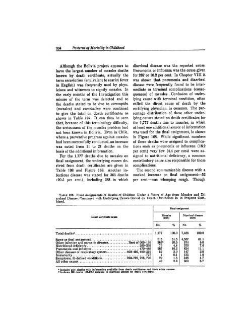 BIBLIOGRAPHIC INPUT SHEET TEMPORARY Patterns of mortality ...