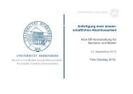 schaftlichen Abschlussarbeit UNIVERSITÃ„T HOHENHEIM